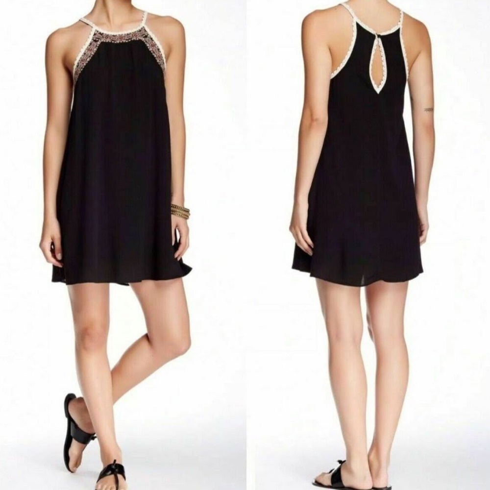 {House of harlow 1960} Embroidered sheath dress SZ Medium